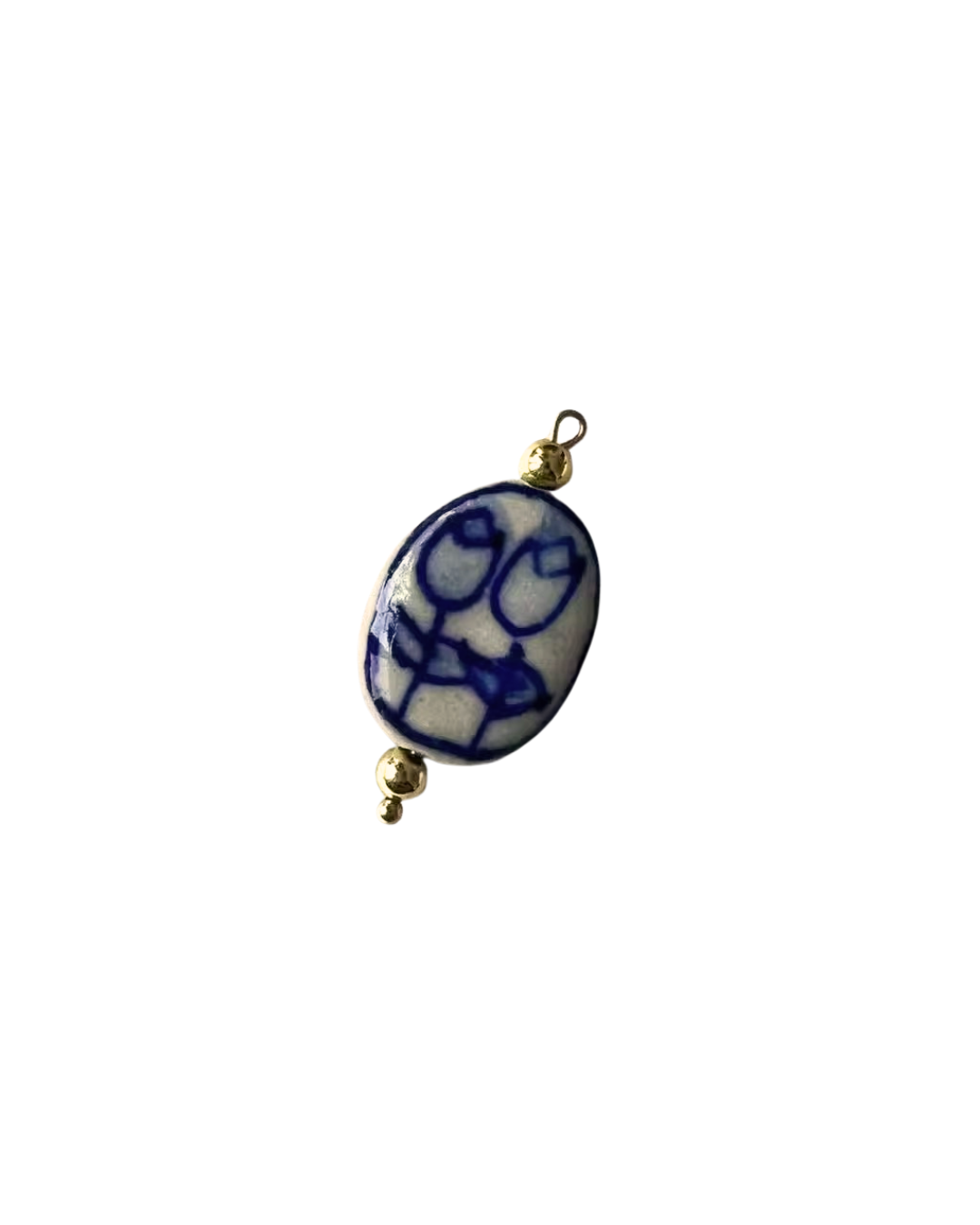 Large porcelain bead