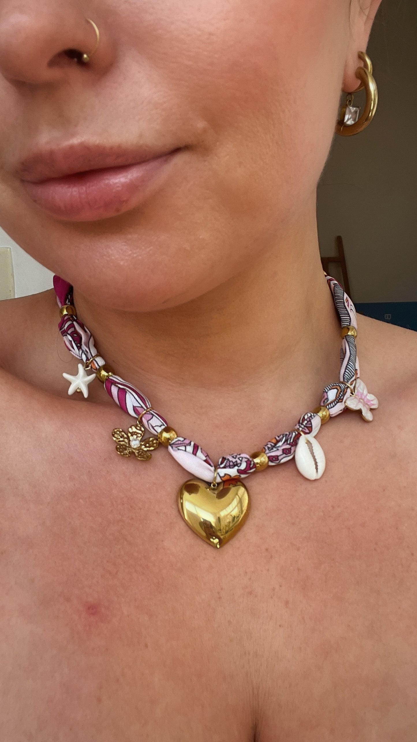 Lovers Scarf Necklace