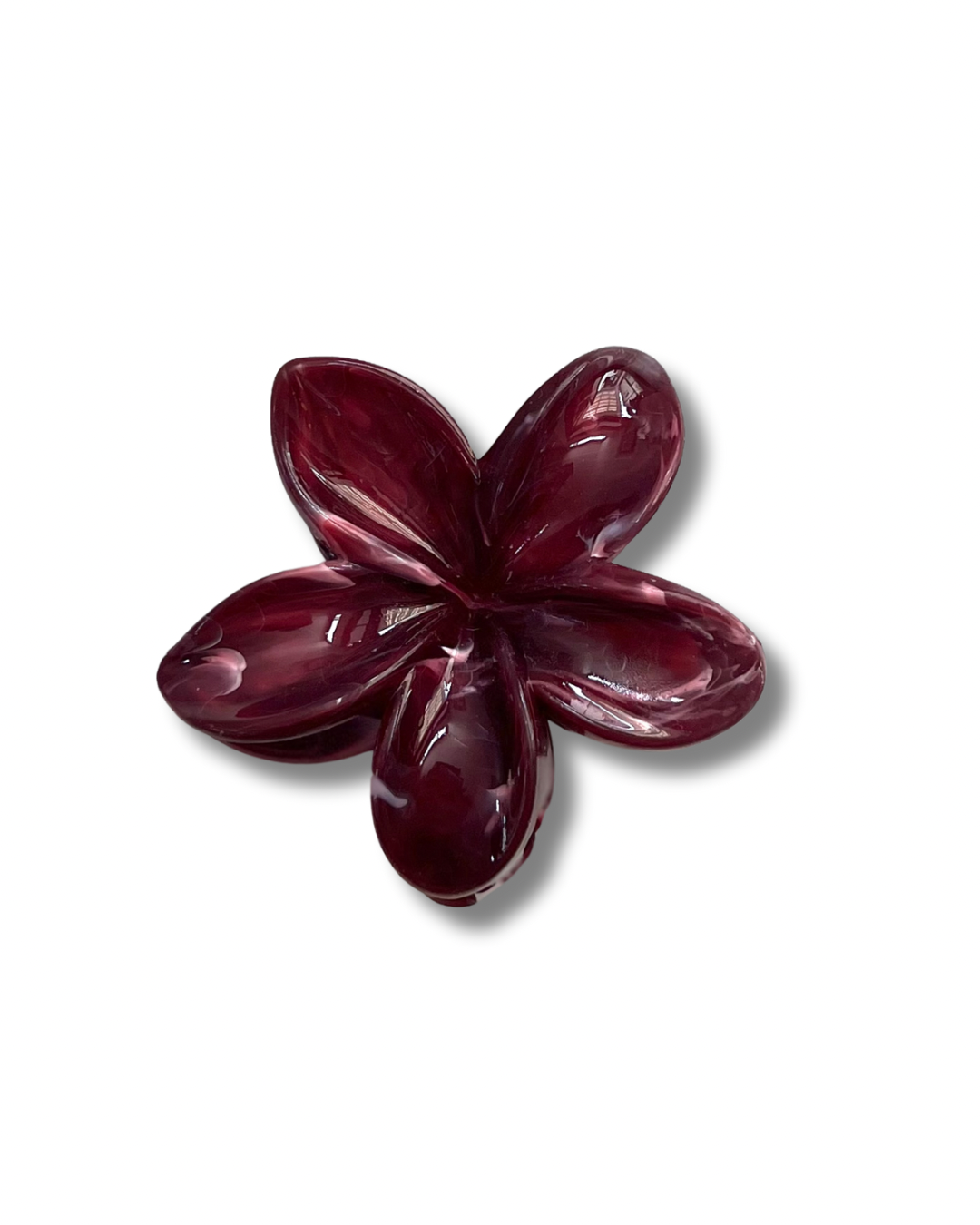 Bloom Claw Clip Cherry Wine