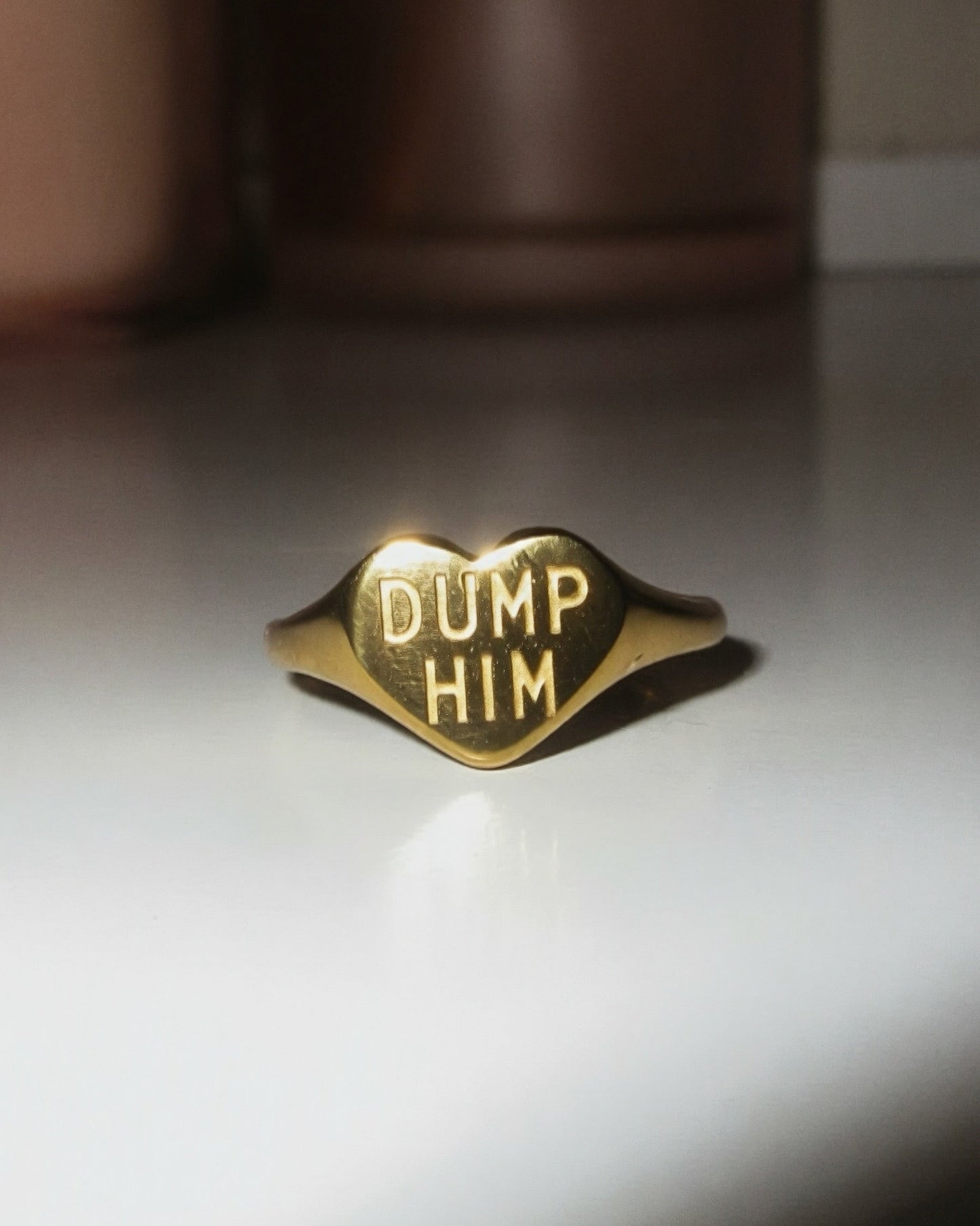 DUMP HIM Ring