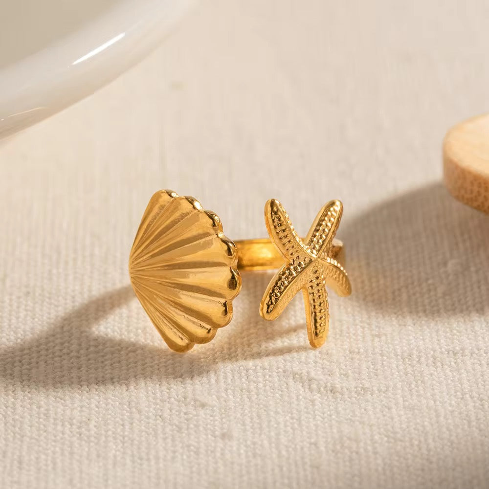 Coral Charm Ring