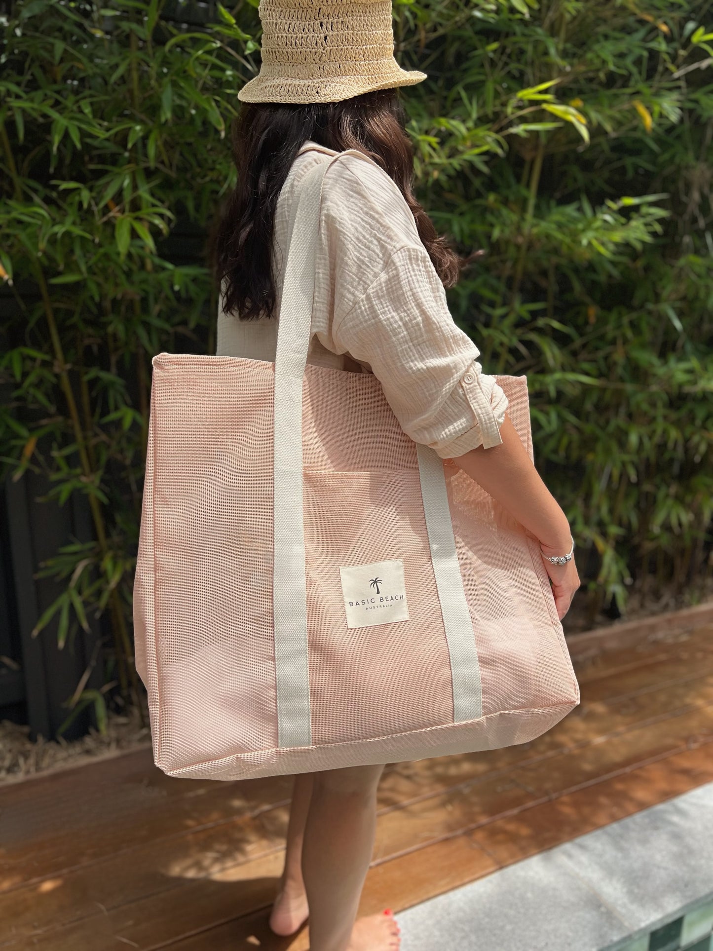 The Really Big Mesh Bag Peach Sands