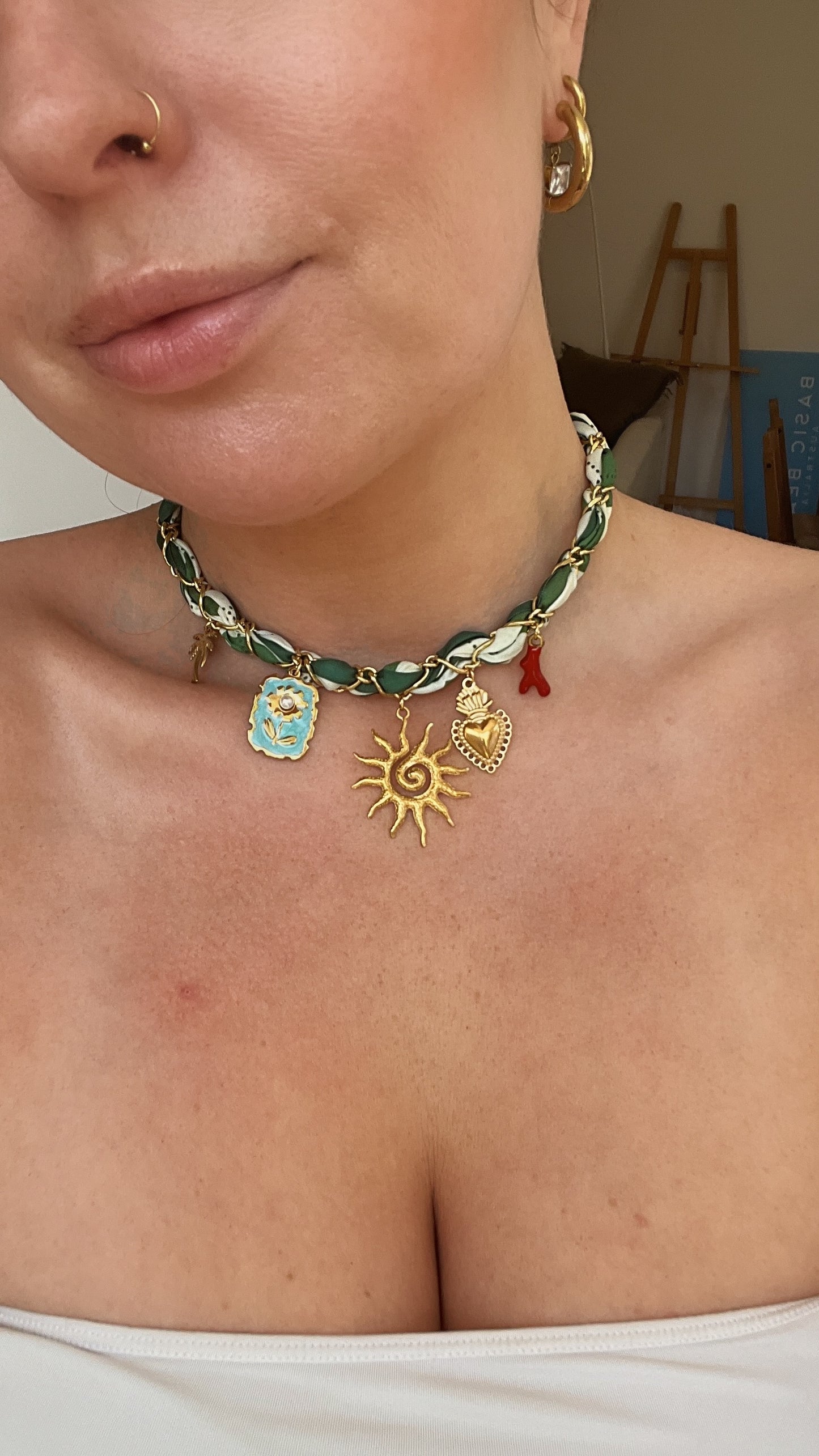 Amazonian Scarf Necklace