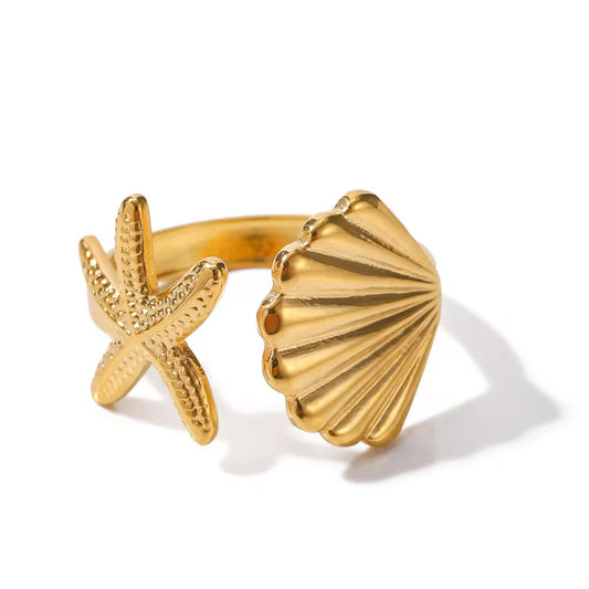 Coral Charm Ring