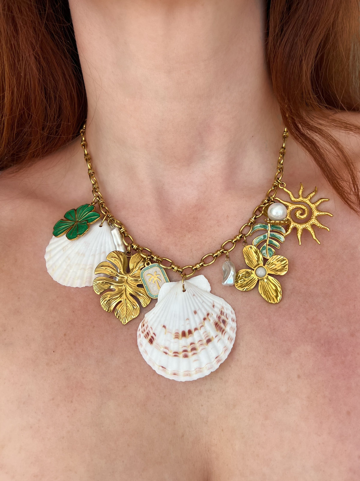 White Haven Shell Charm necklace