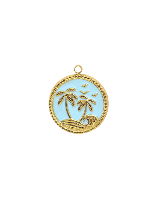 Blue Palm Charm