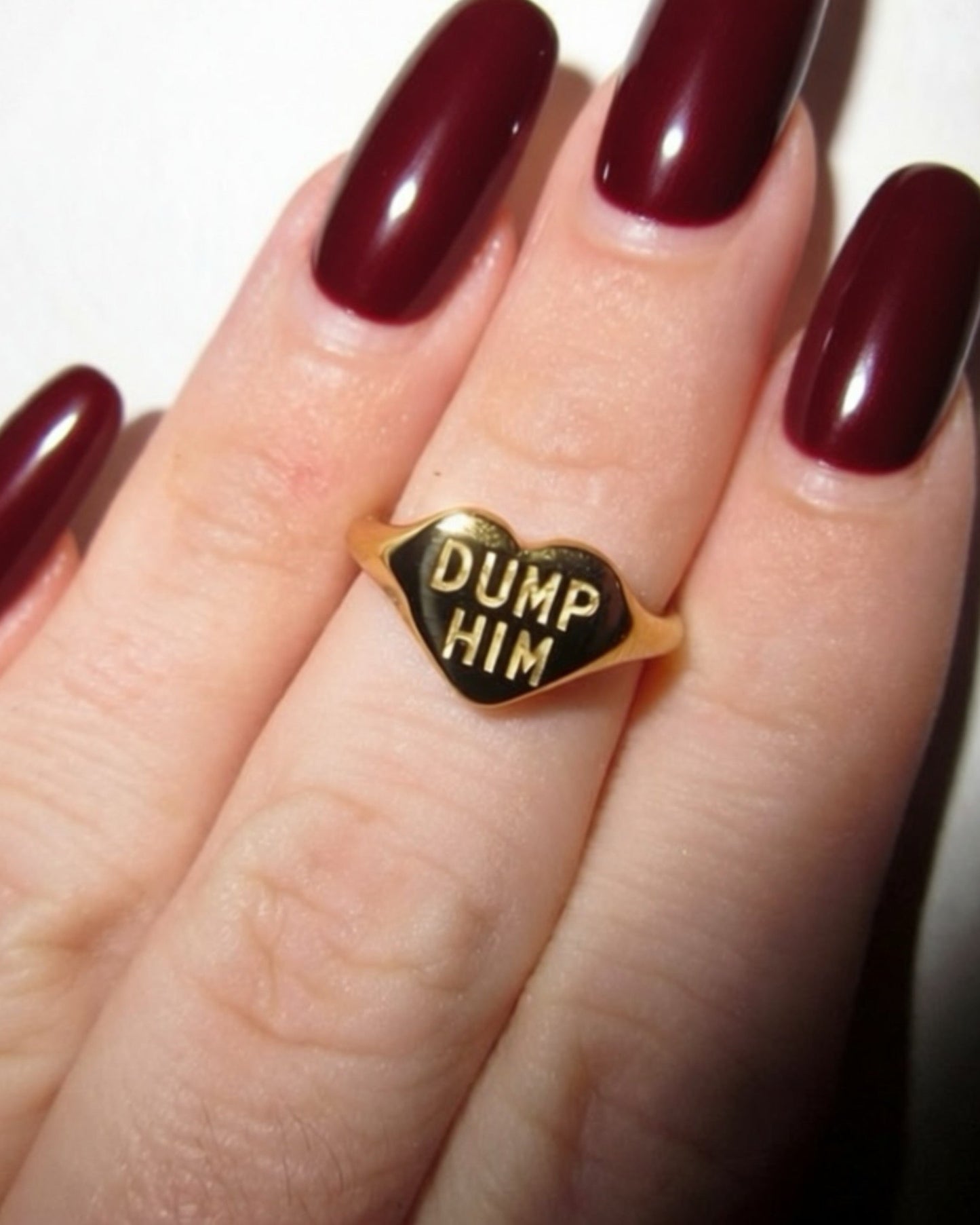 DUMP HIM Ring
