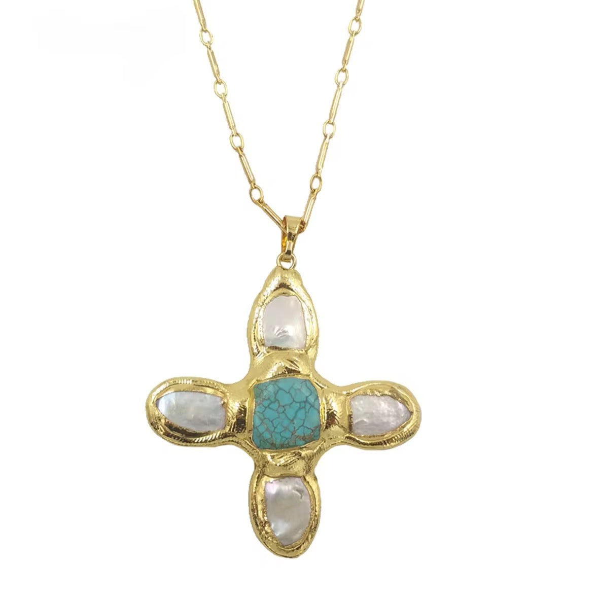 Lagoon Cross Necklace