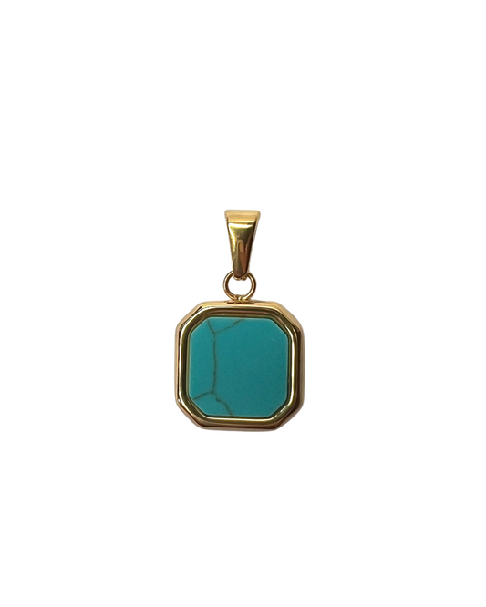 Turquoise Gemstone Charm