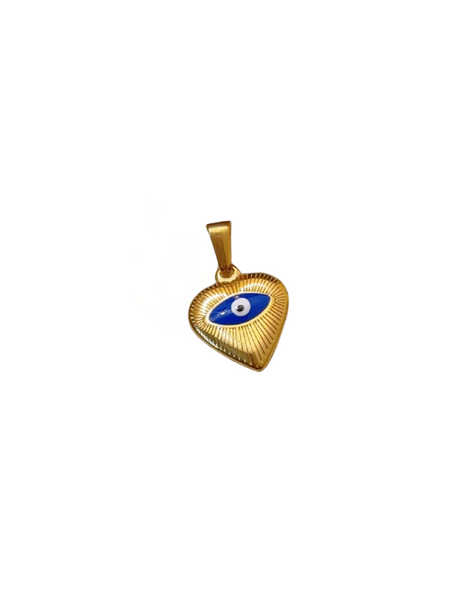 Evil eye heart
