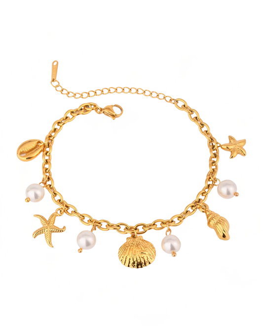 Seashell Charm Bracelet