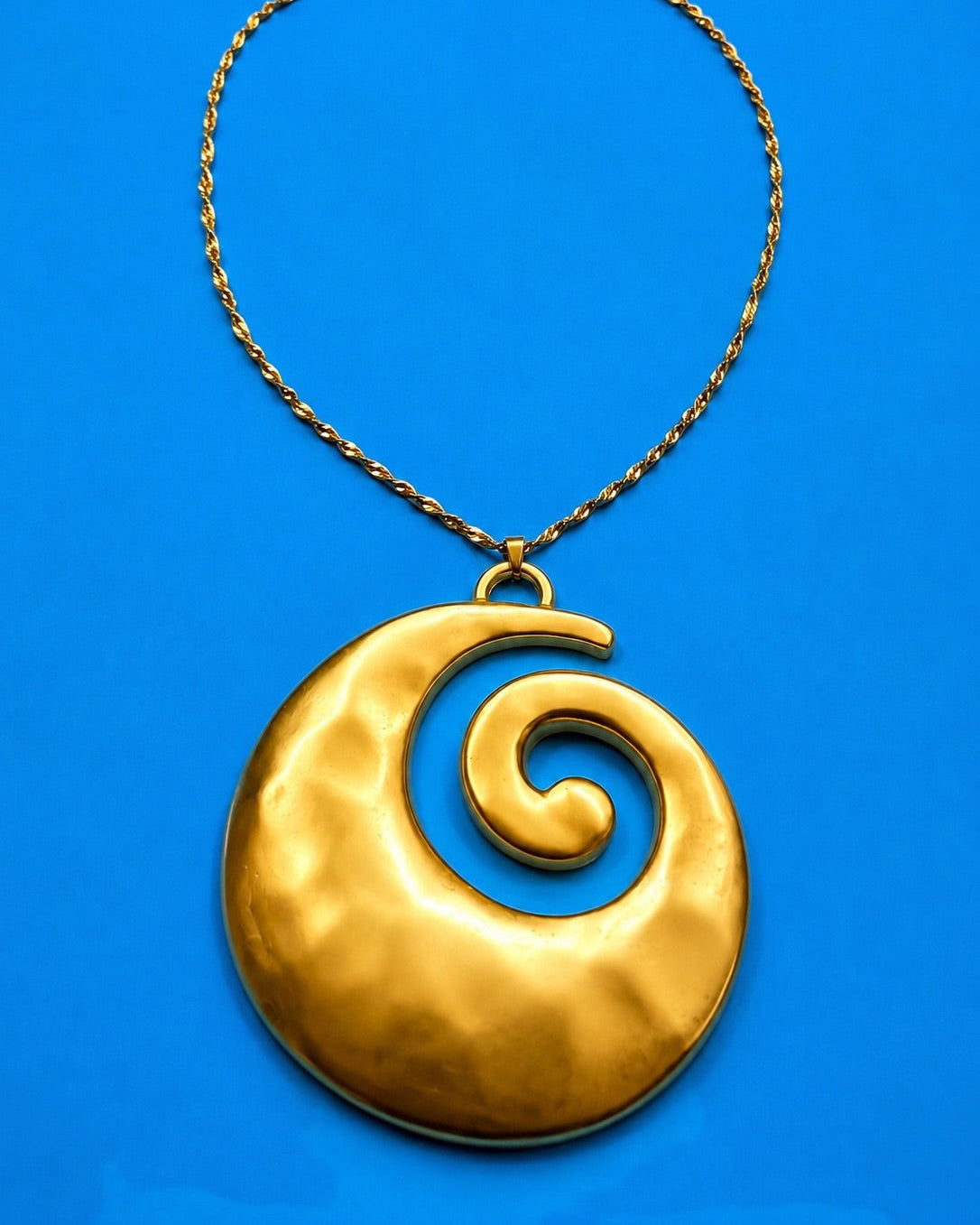 Wave Spiral Necklace