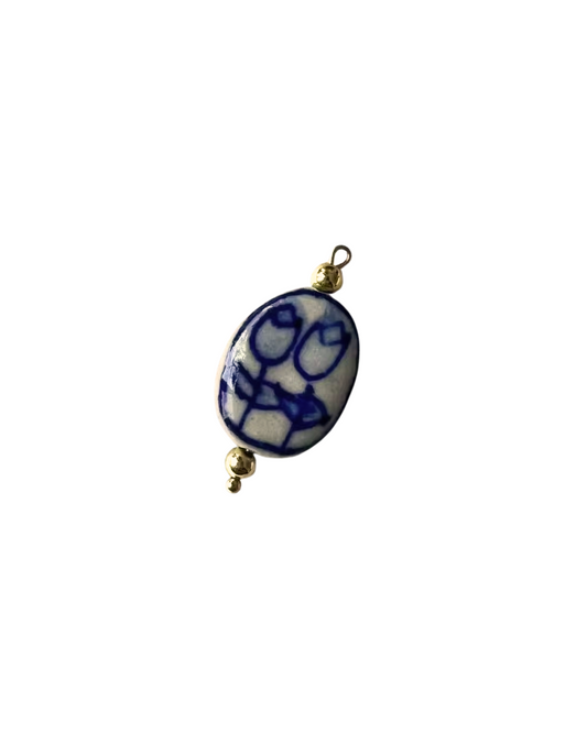 Large porcelain bead