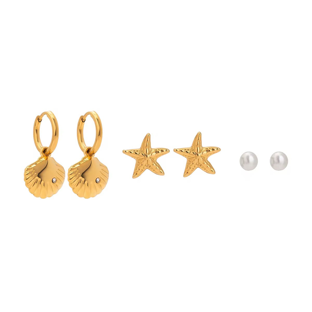 Ocean Earring Stack – Basic Beach