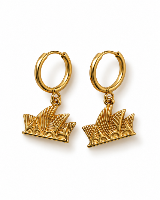 Opera house earrings