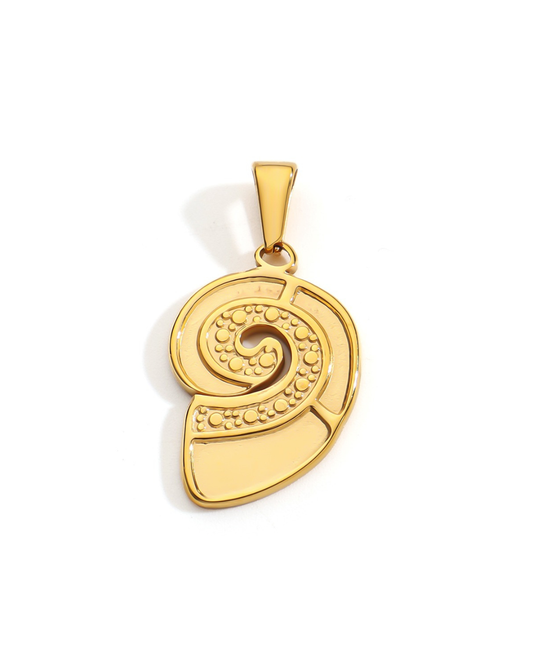 Spiral Shell Charm