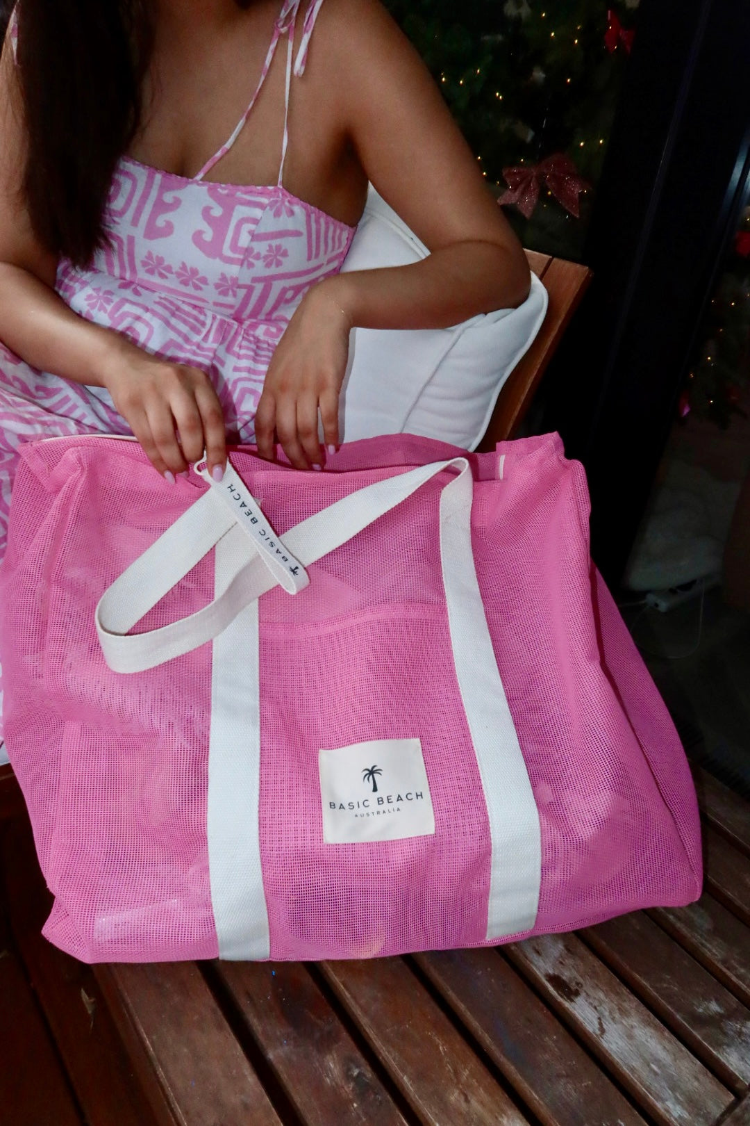 The Really Big Mesh Bag Raspberry Ripple