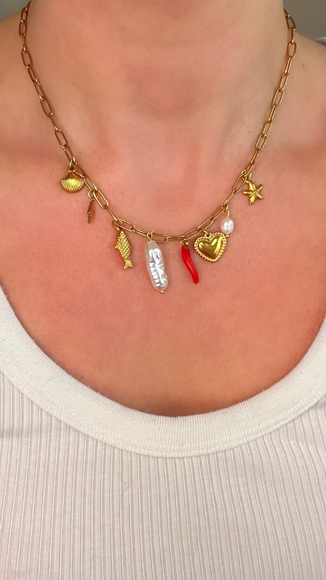 Ocean Muse Charm Necklace