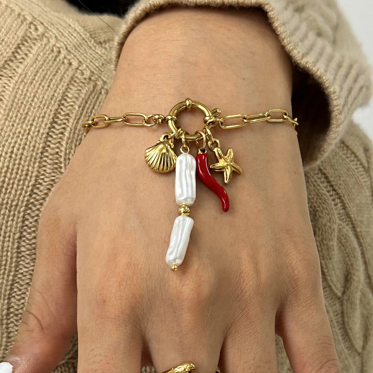 Ocean Muse Charm Bracelet