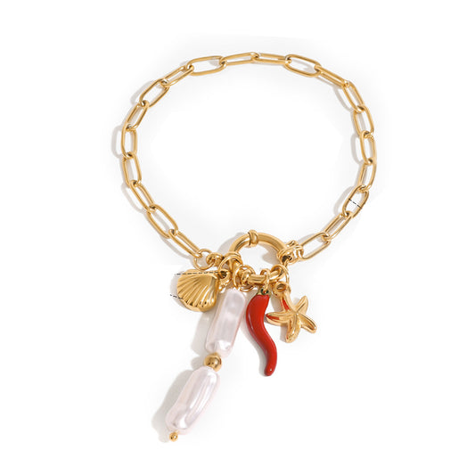 Ocean Muse Charm Bracelet