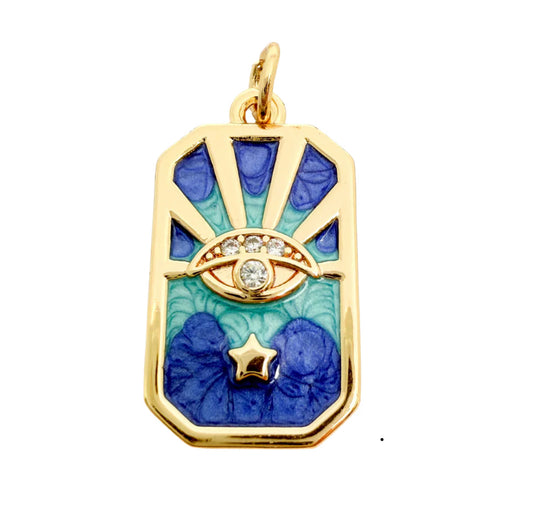 Blue evil eye