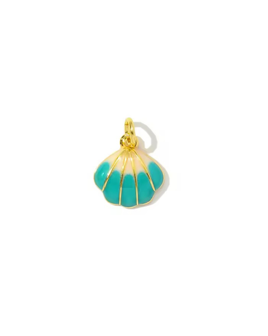 Turquoise Shell Charm