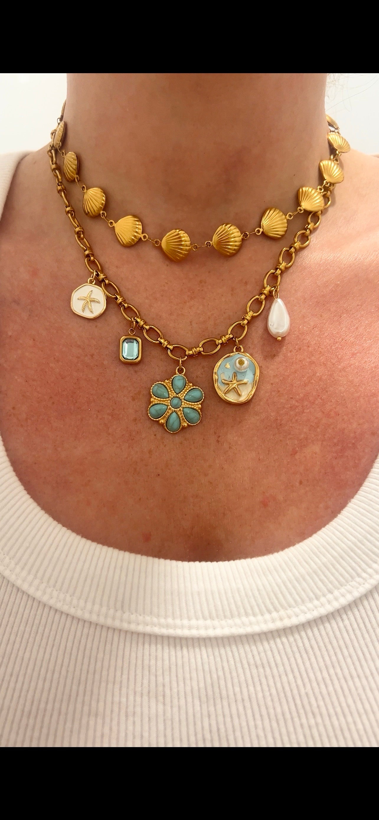 White Star Charm