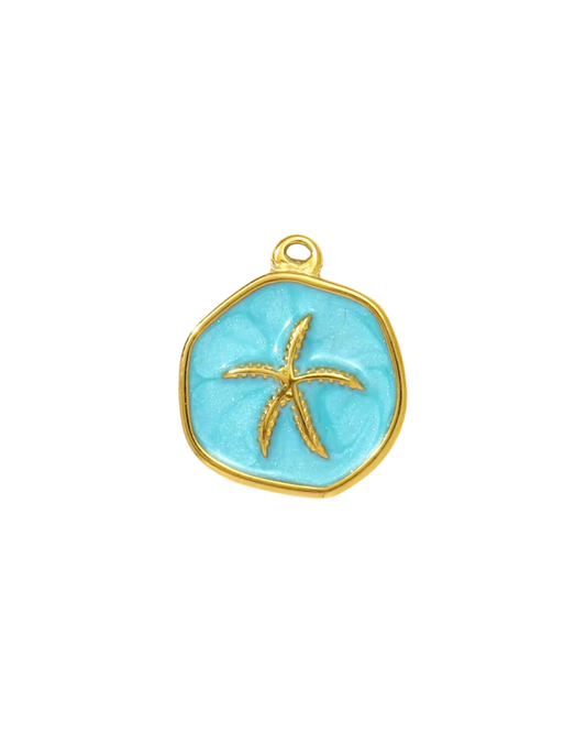 Turquoise Star Charm