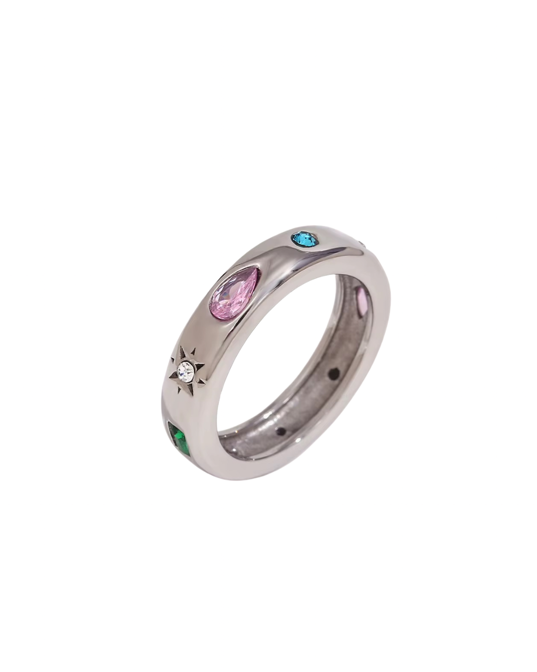 Over the Rainbow Ring Silver