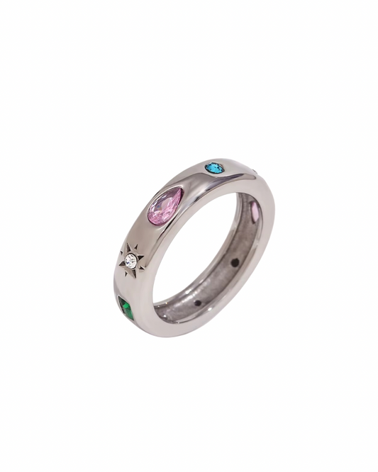 Over the Rainbow Ring Silver