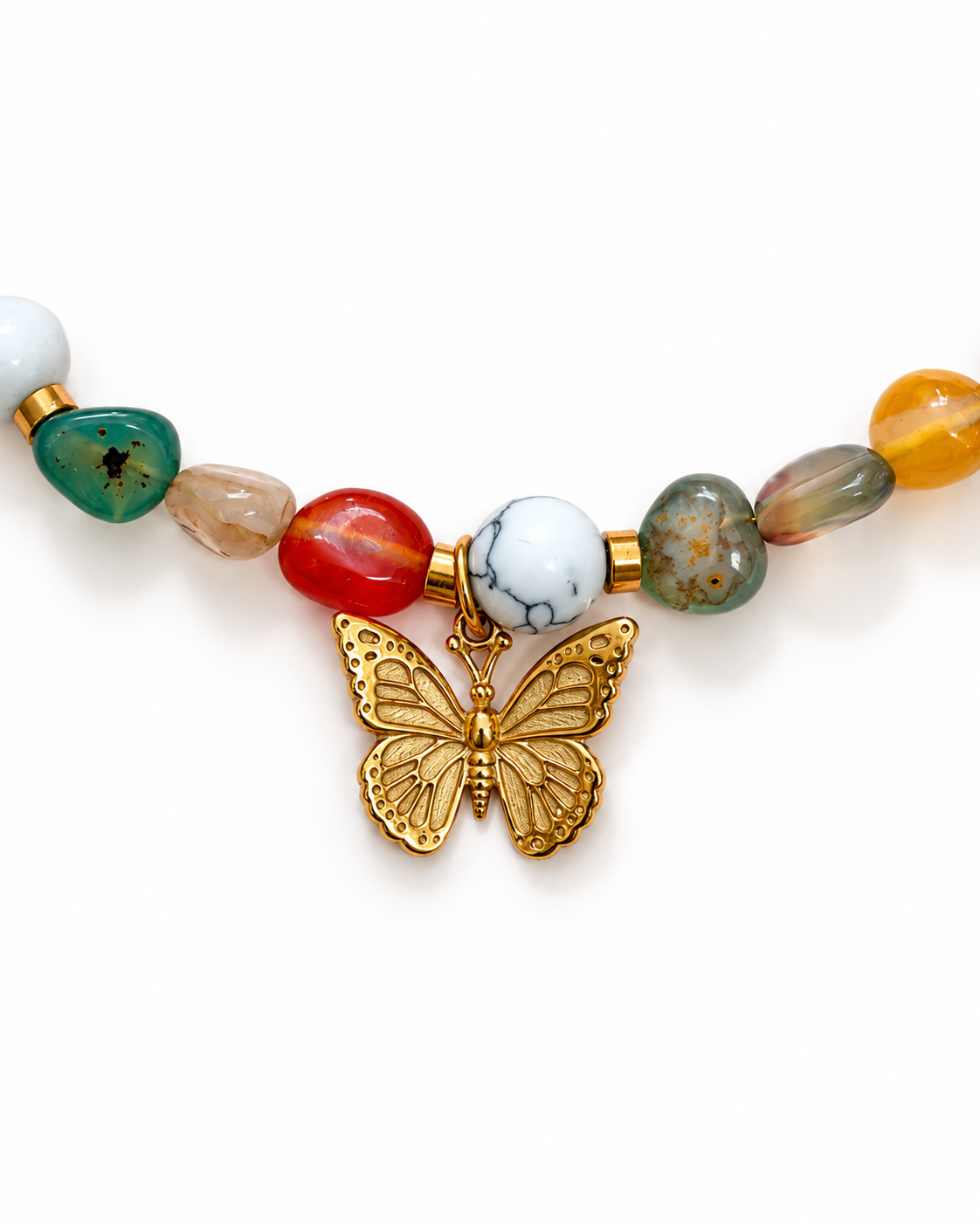 Papillon Beaded Necklace