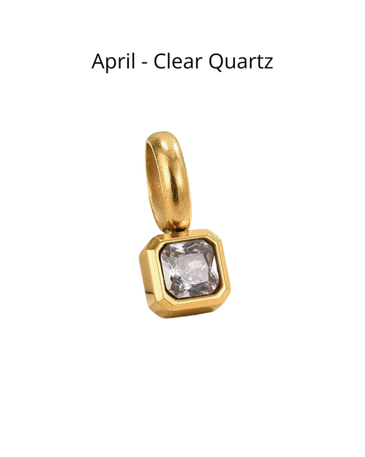 April - Clear Quartz