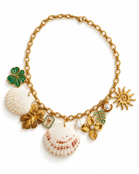 White Haven Shell Charm necklace