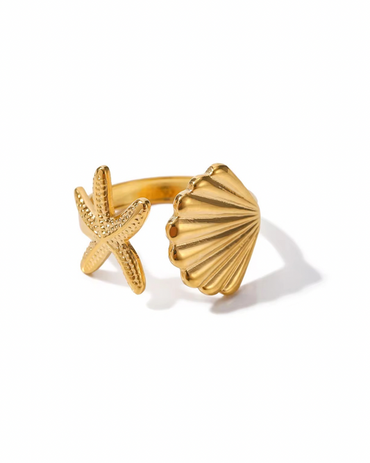 Coral Charm Ring