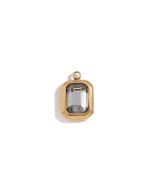 June Alexandrite Rectangle Charm