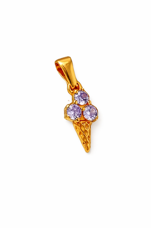 Lilac Ice Cream Charm